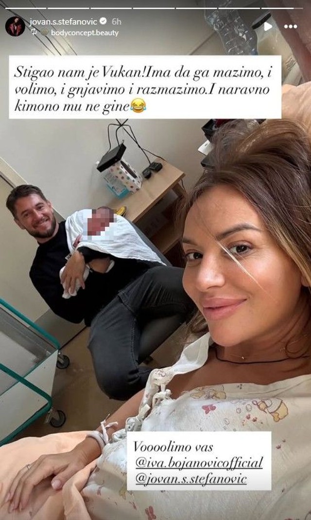 Iva Bojanović i Joca Stefanović (Foto: Instagram/jovan.s.stefanovic)
