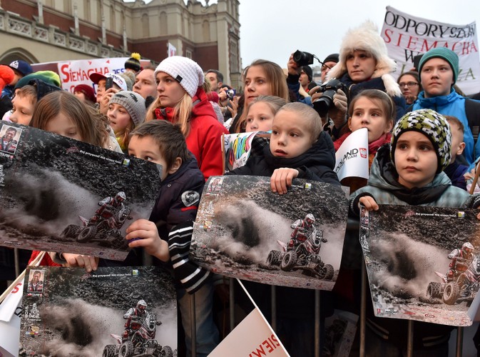 Kraków powitał swojego bohatera. Rafał Sonik wrócił do domu