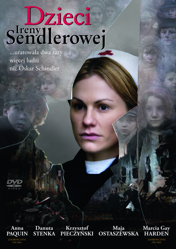 Okładka wydania DVD filmu "Dzieci Ireny Sendlerowej"