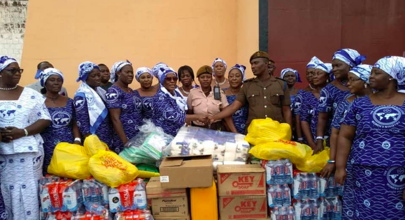 Teshie-Nungua area women’s ministry supports inmates of Nsawam Prison