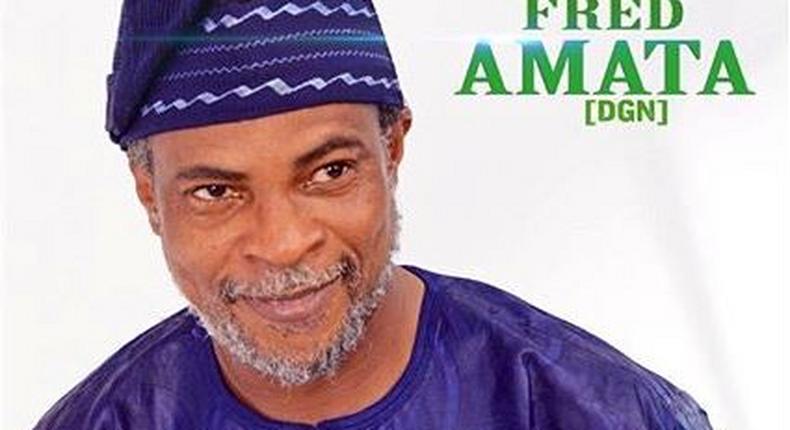 Nollywood actor and director, Fred Amata is vying for the president of the Directors Guild of Nigeria