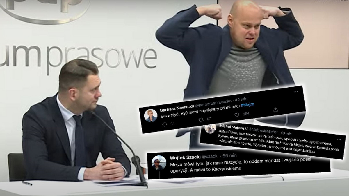 Afera Łukasza Mejzy. Fala komentarzy po konferencji posła