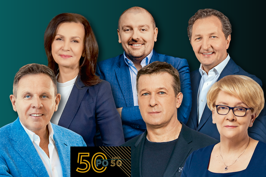 Od lewej: Krzysztof Jabłoński, Olga Grygier-Siddons, Maciej Filipkowski, Krzysztof Bajołek, Marian Owerko i Elżbieta Zajezierska.