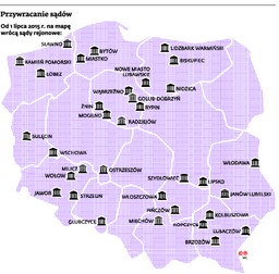 Ostateczny koniec reformy Gowina: Na mapę wracają sądy. I wątpliwości
