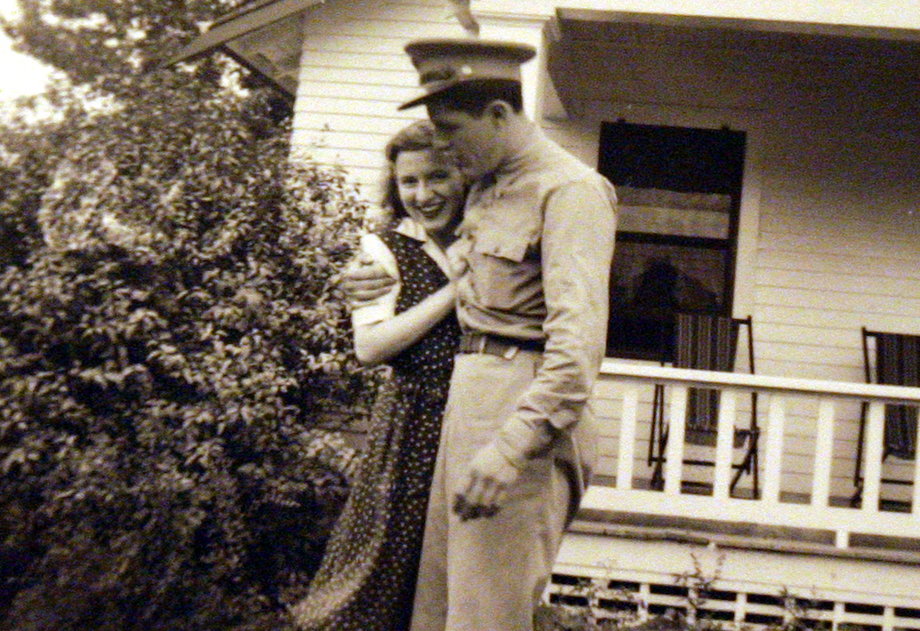 Dziadek i babcia Baracka Obamy podczas II wojny światowej