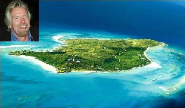 Znane nazwiska i ich prywatne wyspy, Sir Richard Branson