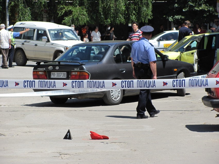 Mesto gde je opljačkana blagajnica