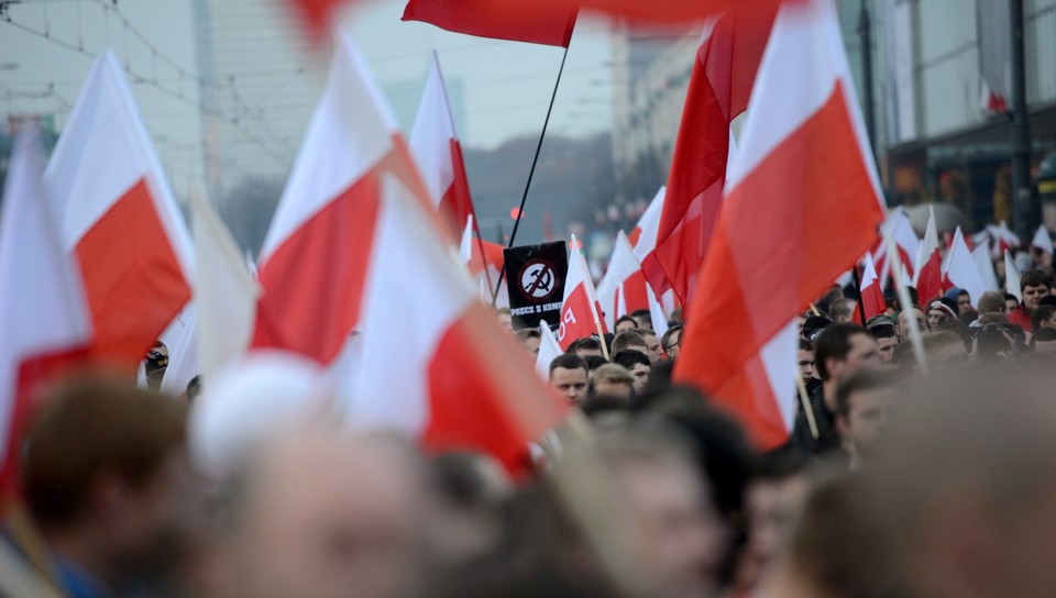 WARSZAWA MARSZ NIEPODLEGŁOŚCI 2014 NARODOWCY (uczestnicy marszu)