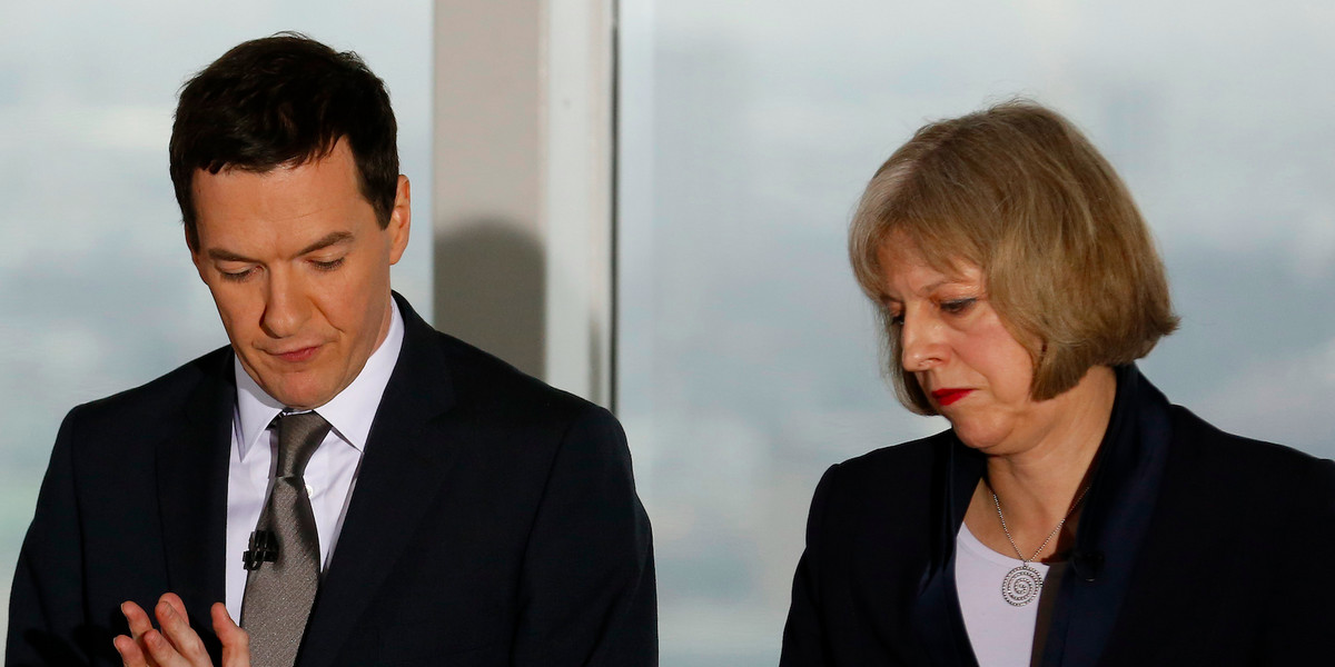 MPs round on George Osborne for 'vile' comments about Theresa May