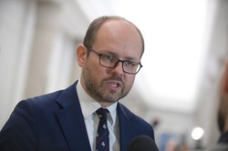 Przydacz: Protest polskich przewoźników na granicy z Ukrainą to wina UE