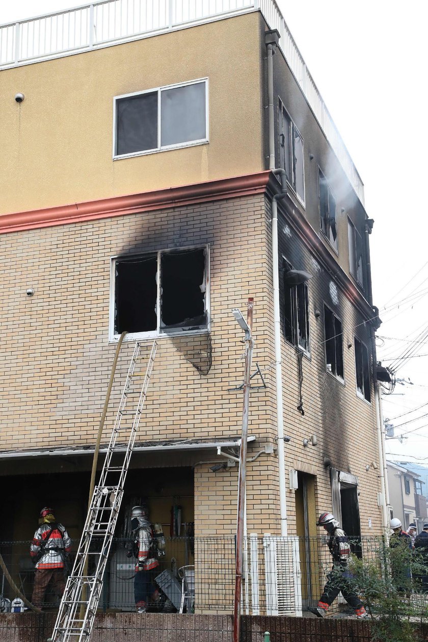 Podpalenie japońskiego studia animacji Kyoto Animation Studio