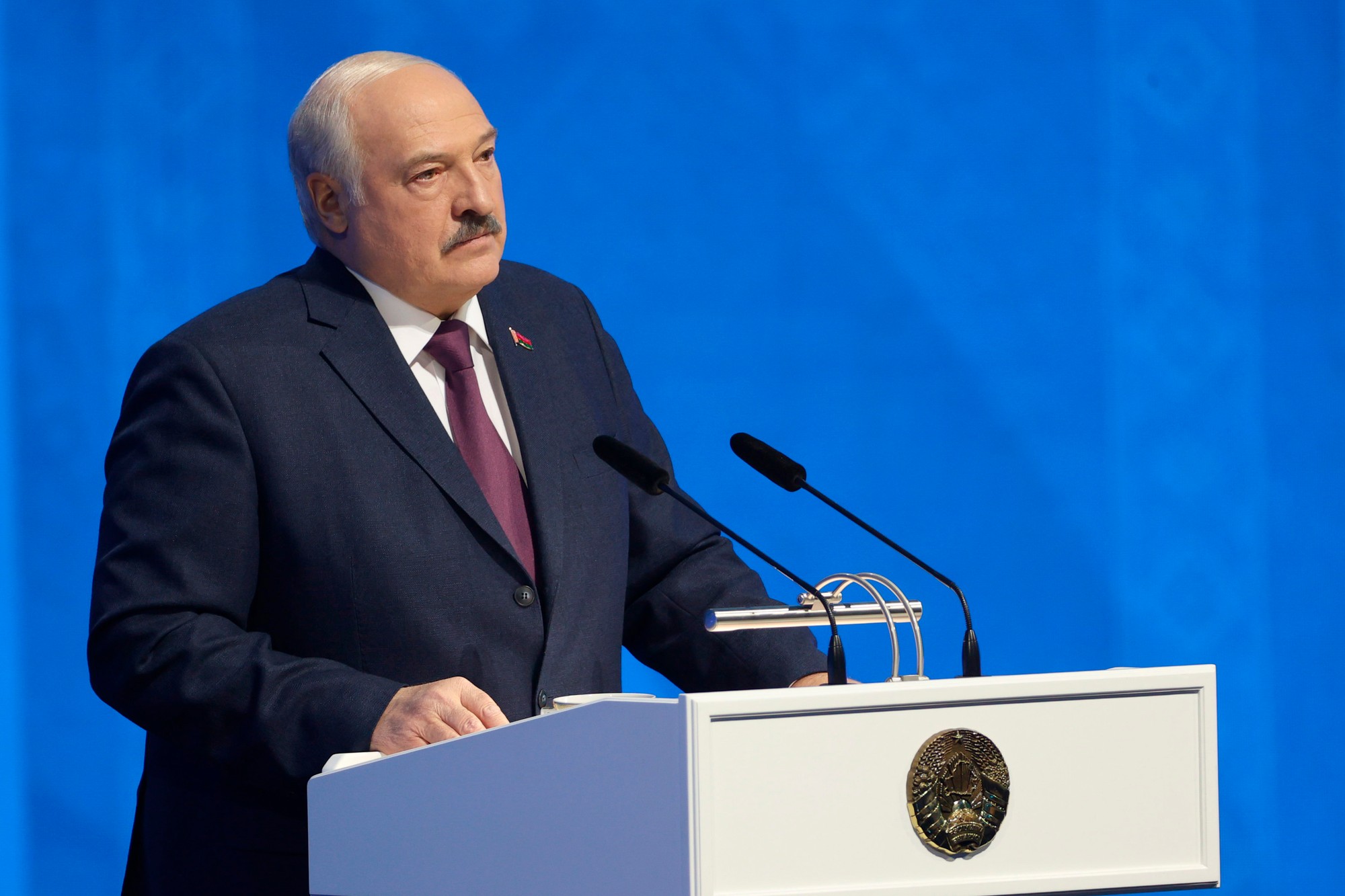 Bieloruský prezident Alexandr Lukašenko.