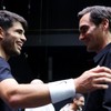 Karlos Alkaraz i Rodžer Federer na Lejver kupu u septembru 2025. | Foto: Getty Images