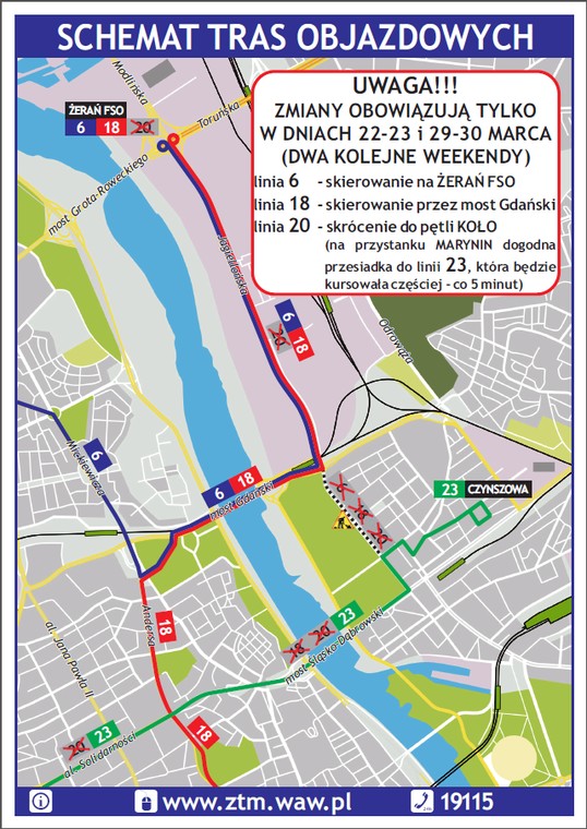 Jagiellońska bez tramwajów przed dwa weekendy 