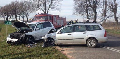 Wypadek na Opolszczyźnie. Wielu rannych