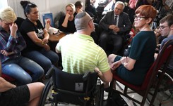 Niepełnosprawny Adrian do Rafalskiej: Zapłaciłem trzy razy czynsze, kupiłem sobie bochenek chleba i nawet na buty mi nie starczyło