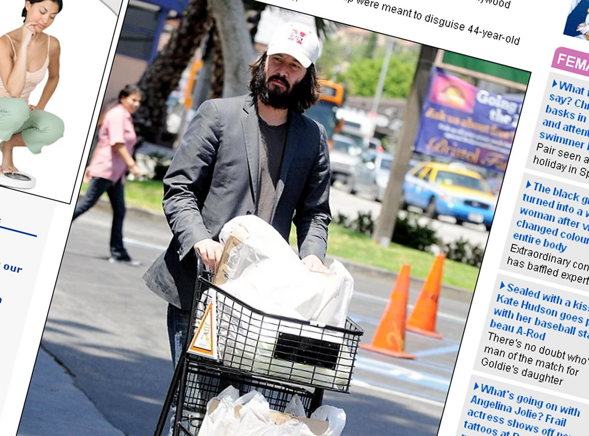 Keanu Reeves Wygląda Jak Kloszard Dziennik Pl