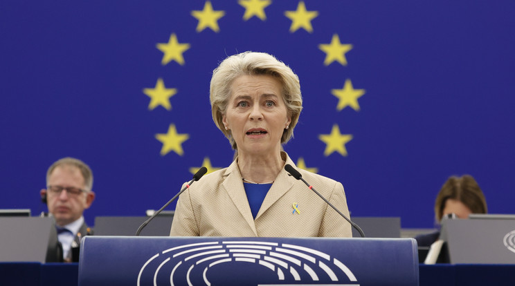 Az Európai Bizottság elnöke szerdán közölte, javasolják a tizedik szankciós csomagot Oroszországgal szemben / Fotó: EPA/JULIEN WARNAND