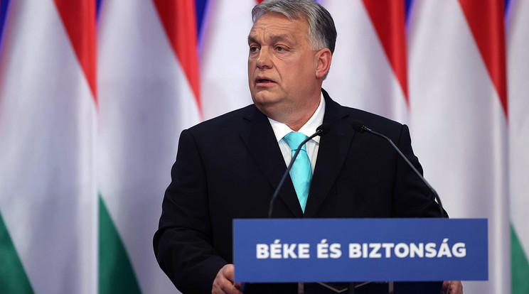 Orbán Viktor évértékelő / Fotó: Zsolnai Péter