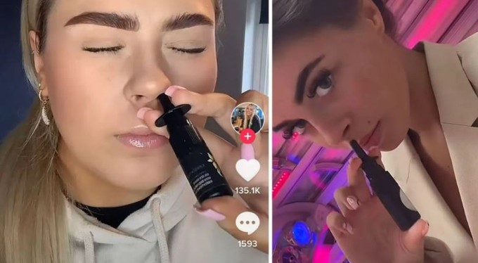 Rengeteg mellékhatása lehet a TikTokon terjedő önbarnító orrspray-nek