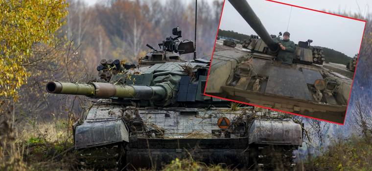 Ukraińcy szkolą się na polskich czołgach. Radość w trakcie jazdy PT-91 Twardy