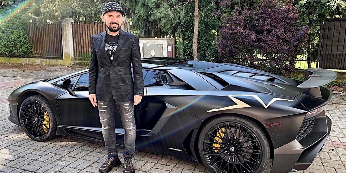 Patryk Vega stracił lamborghini. Zarekwirowała je skarbówka