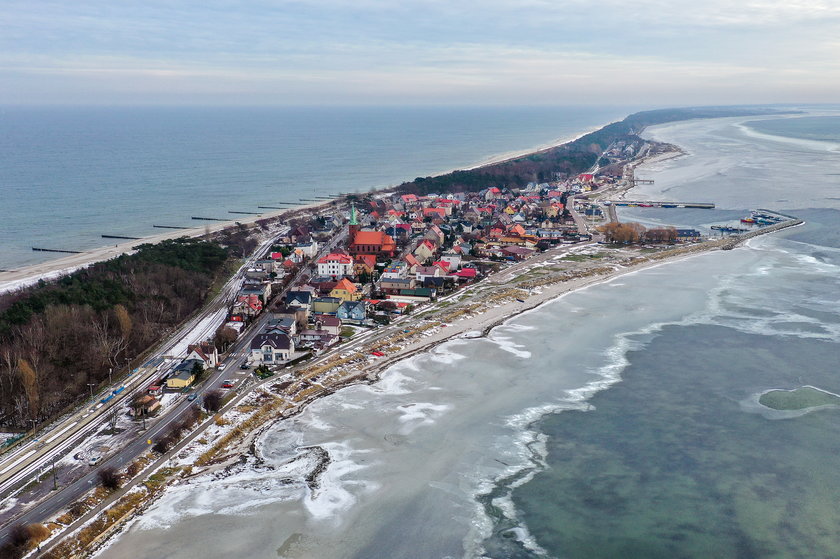 "Lodowe tsunami" na Półwyspie Helskim. To rzadkie zjawisko