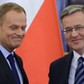 Donald Tusk, Bronisław Komorowski