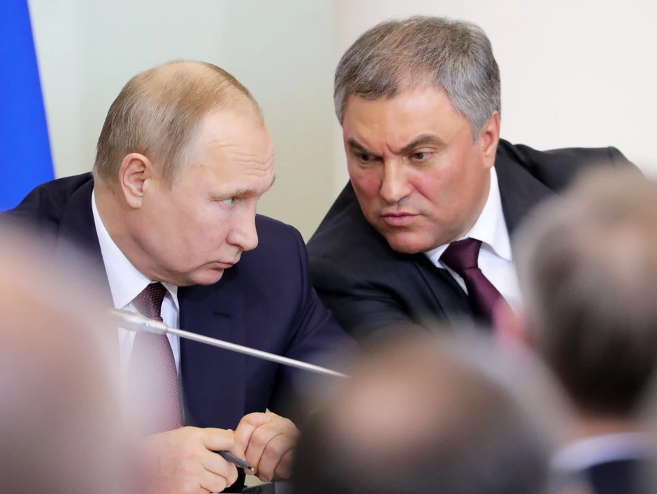 Vladimir Putin i Vjačeslav Volodin
