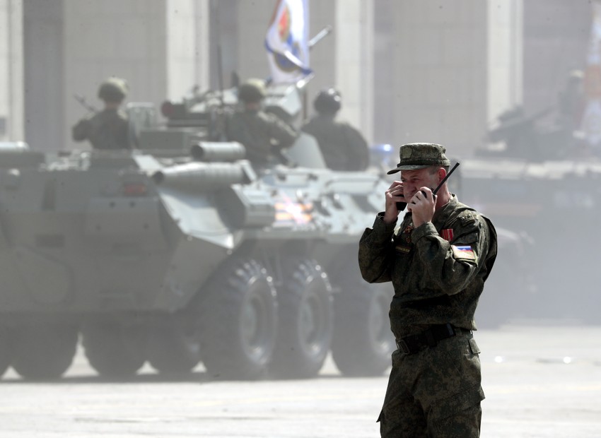 Pripreme za paradu u Moskvi