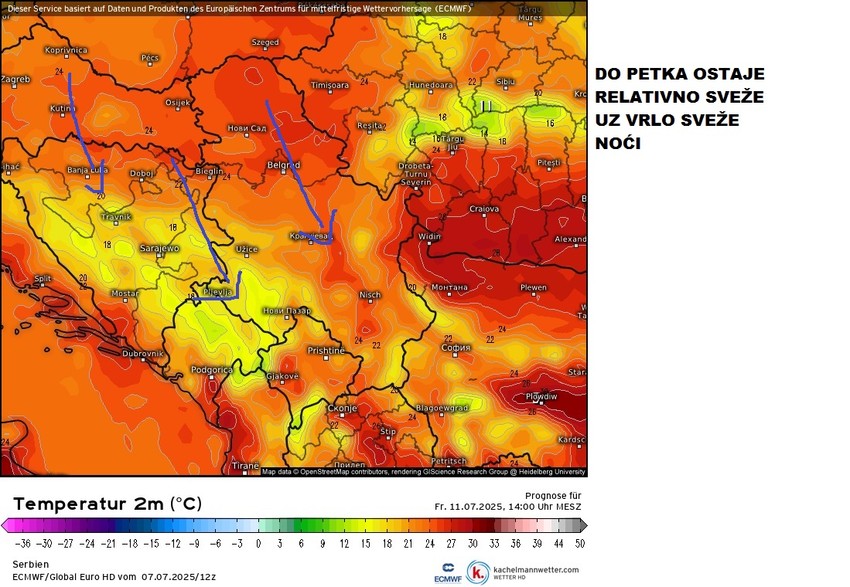 Novo otopljenje očekuje se od subote