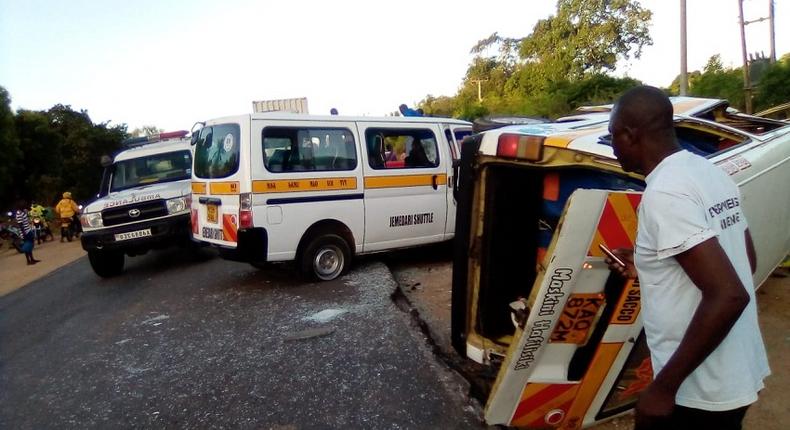 Malindi Mombasa Highway accident