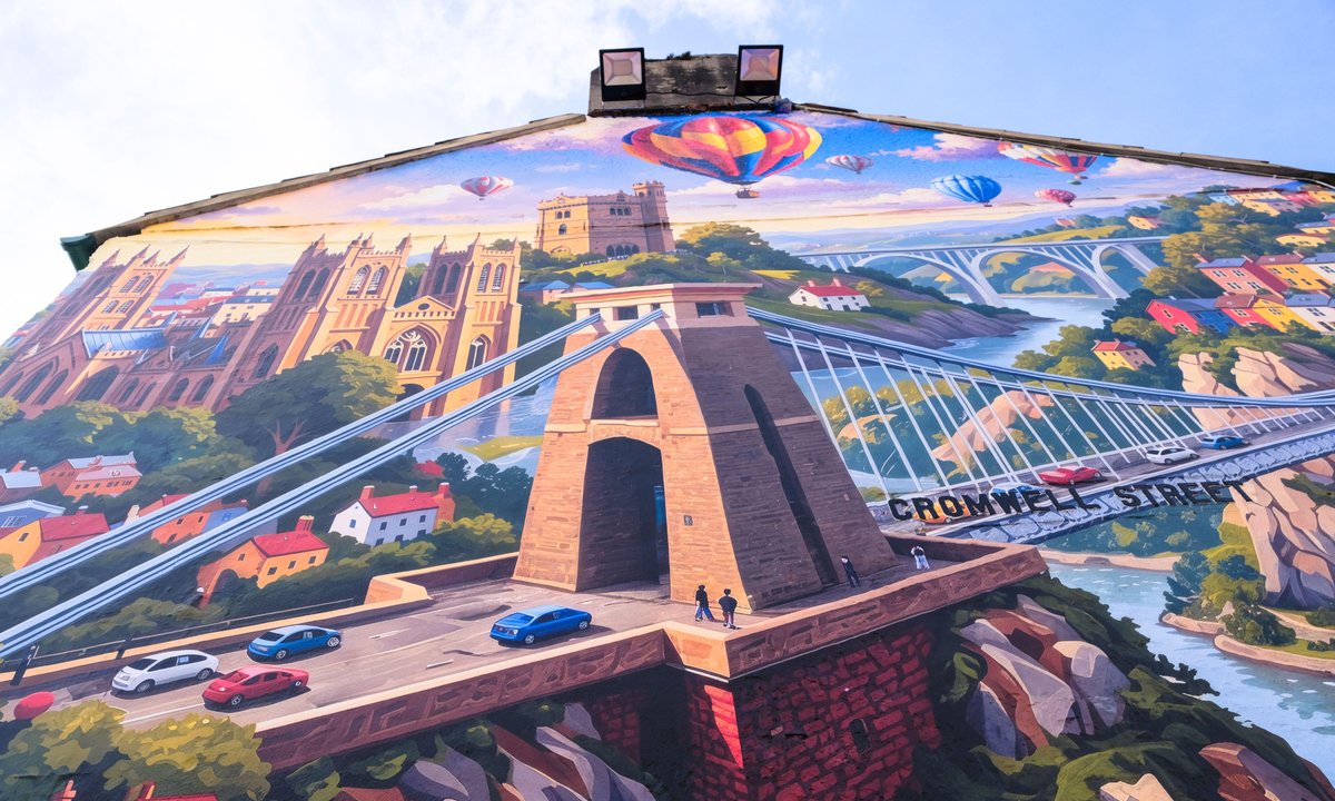 Społeczność Bristolu krytykuje nowy mural. Został wygenerowany przez AI