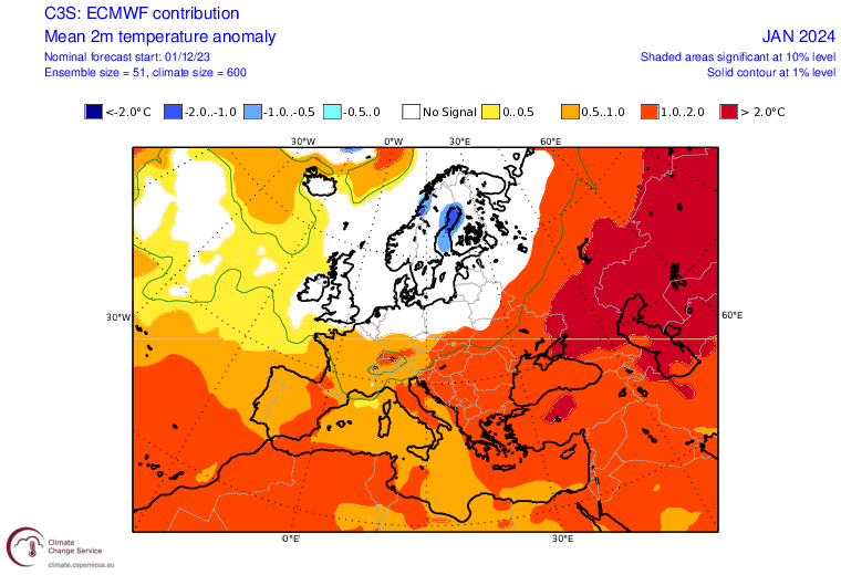 Styczeń nie będzie ciepłym miesiącem. Wyjątkiem może być południowa Polska