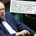 Janusz Korwin-Mikke pokazał oświadczenie majątkowe. Kilka źródeł dochodu i roszczenie z ZUS