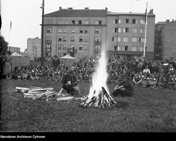 Obóz harcerski zorganizowany z okazji "Dni Krakowa"
