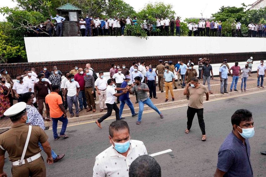 Nasilni protesti na Šri Lanki