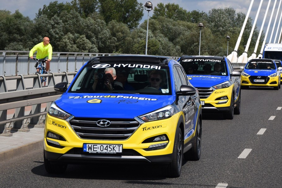 Hyundai przekazał flotę samochodów dla wyścigu Tour de Pologne