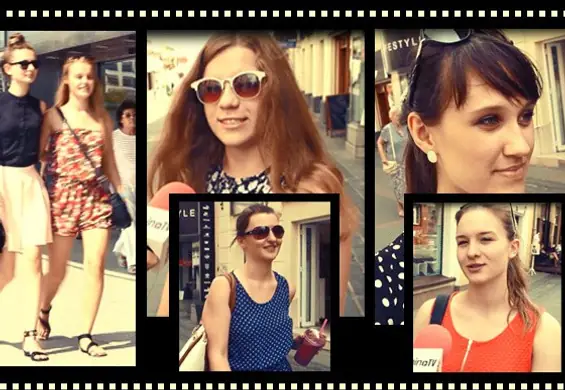 Sukienkowy street style na ulicach Warszawy WIDEO