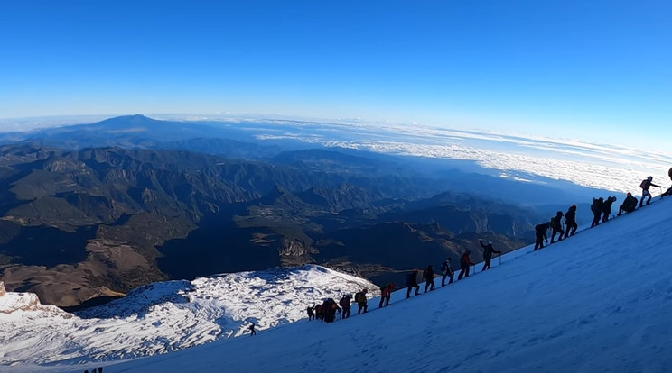 Mexikó legmagasabb hegyén négyen haltak meg/Fotó: Youtube, The World Hiker