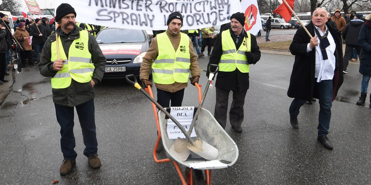 Protest rolników