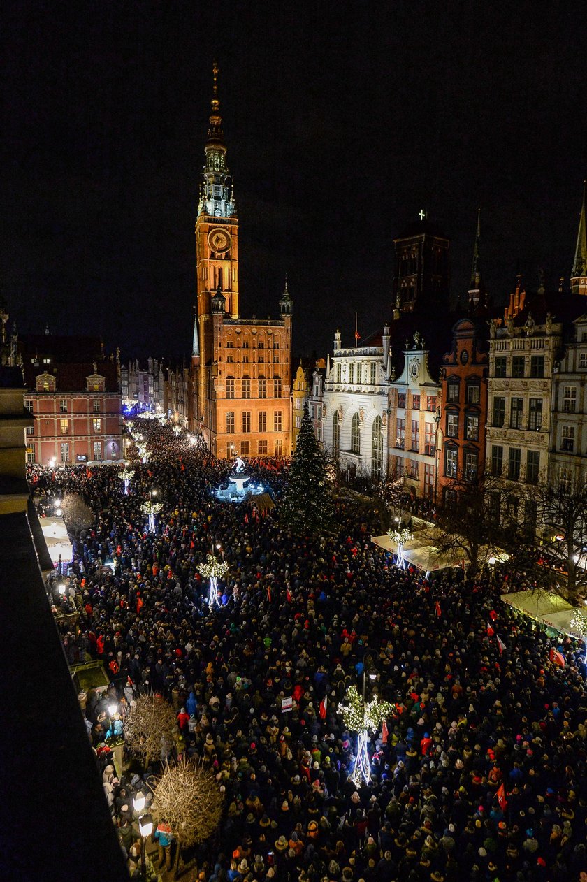 Poruszające sceny w Gdańsku