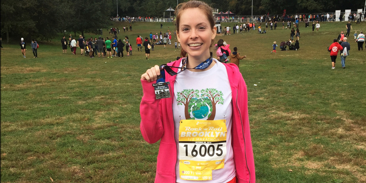 I just ran my first half marathon — here's what I tell my friends when they say they could never start running