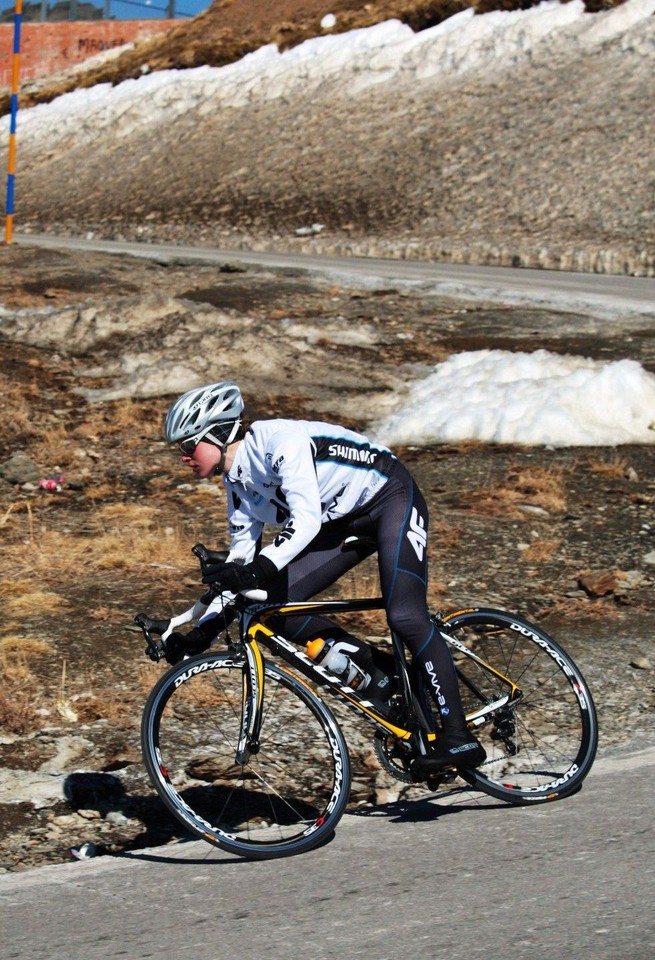 Paula Gorycka w Sierra Nevada