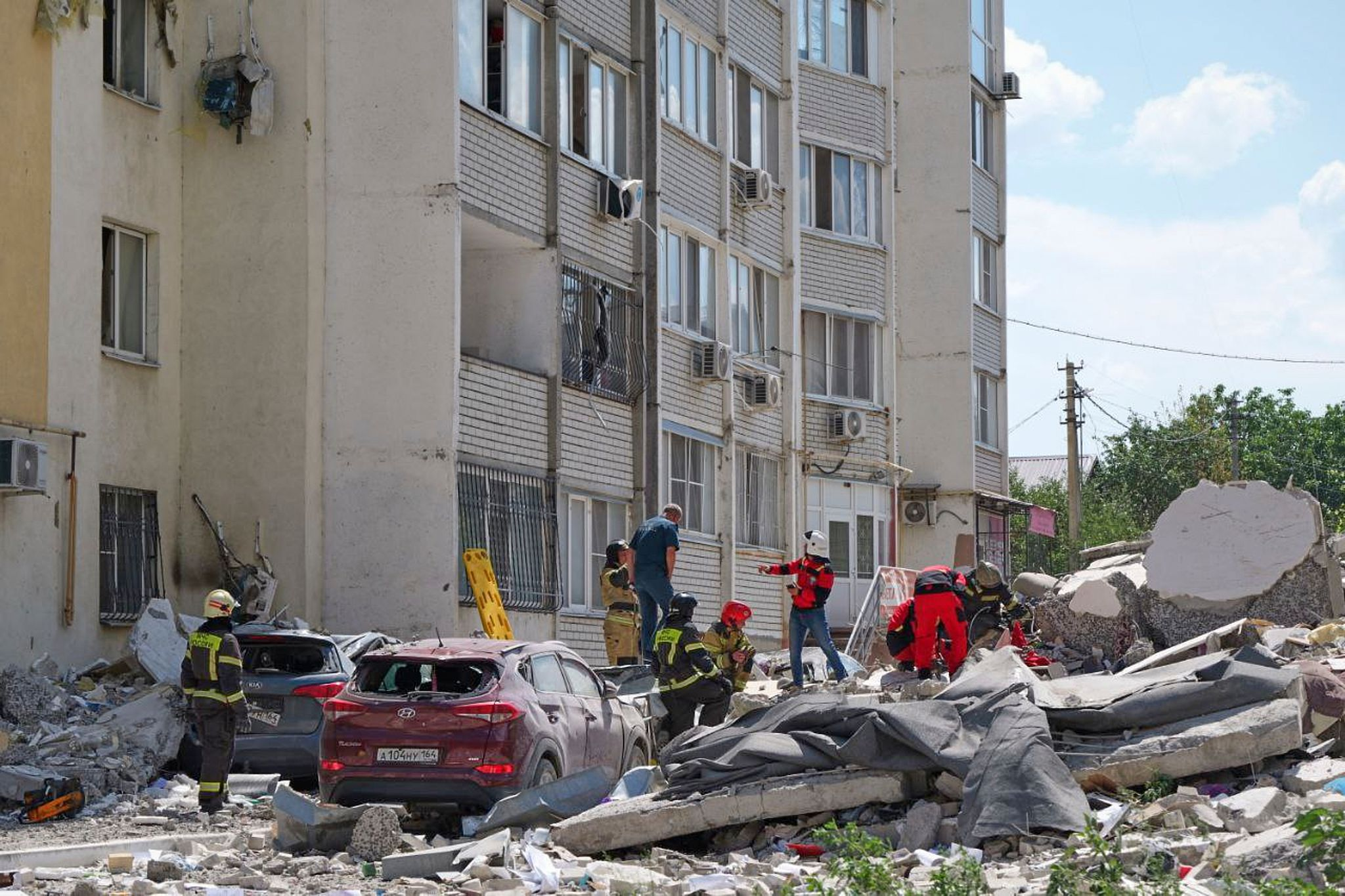 5 Tote bei Gasexplosion in russischem Wohnblock