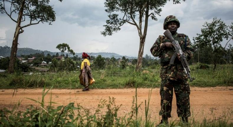 The eastern DR Congo is also battling an Ebola outbreak and the UN said insecurity is hampering efforts to contain the disease