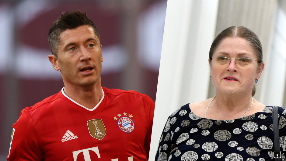 Robert Lewandowski, Krystyna Pawłowicz