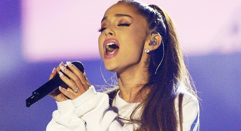 Grande, 23, returned to Manchester on Sunday night for a charity concert.