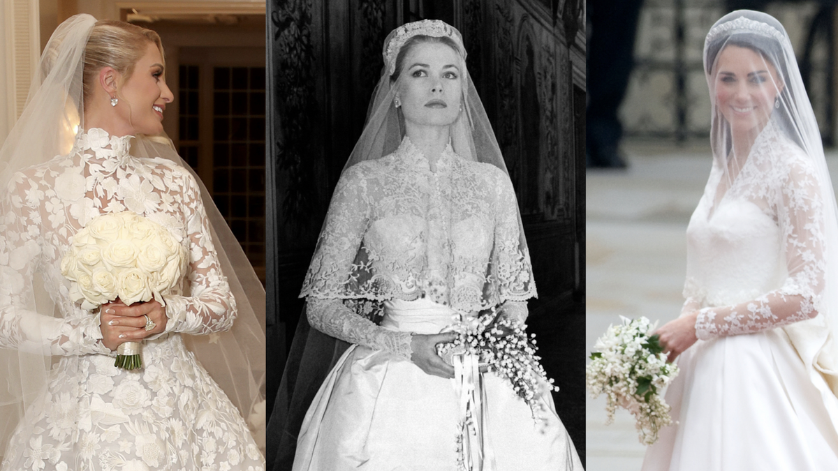 Gyönyörködj a divattörténelem legszebb csipke menyasszonyi ruháiban, a trend ugyanis visszatért!