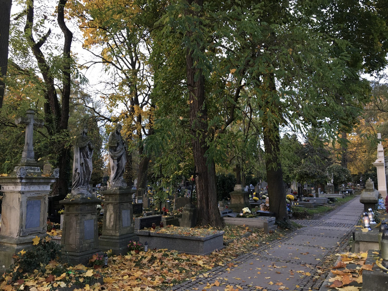 Na słynnej nekropolii znajduje się wiele grobów znanych i cenionych Polaków